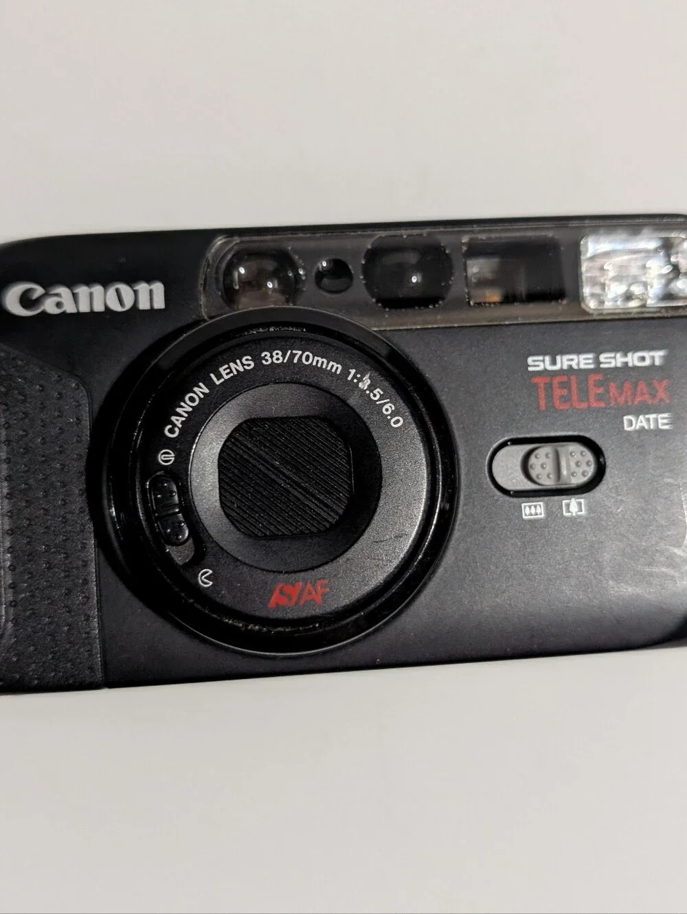 Canon Sureshot Telemax 35 mm Film Camera Flash Tested - Picture 8 of 16